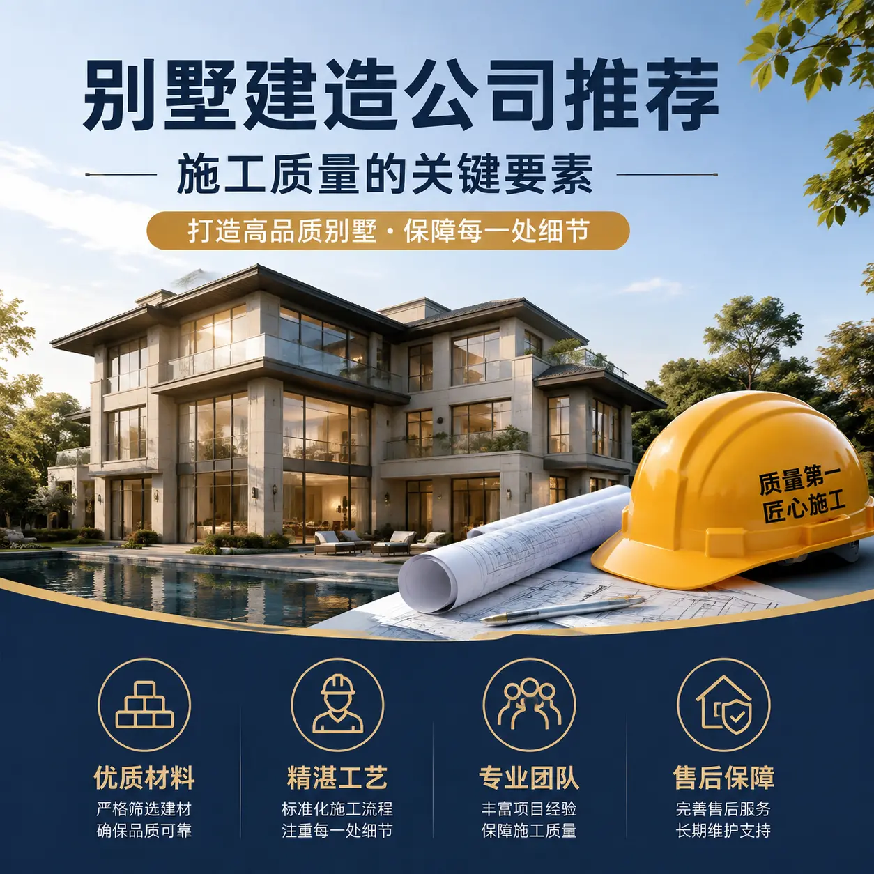 别墅建造公司推荐： 榕江 施工质量的关键要素