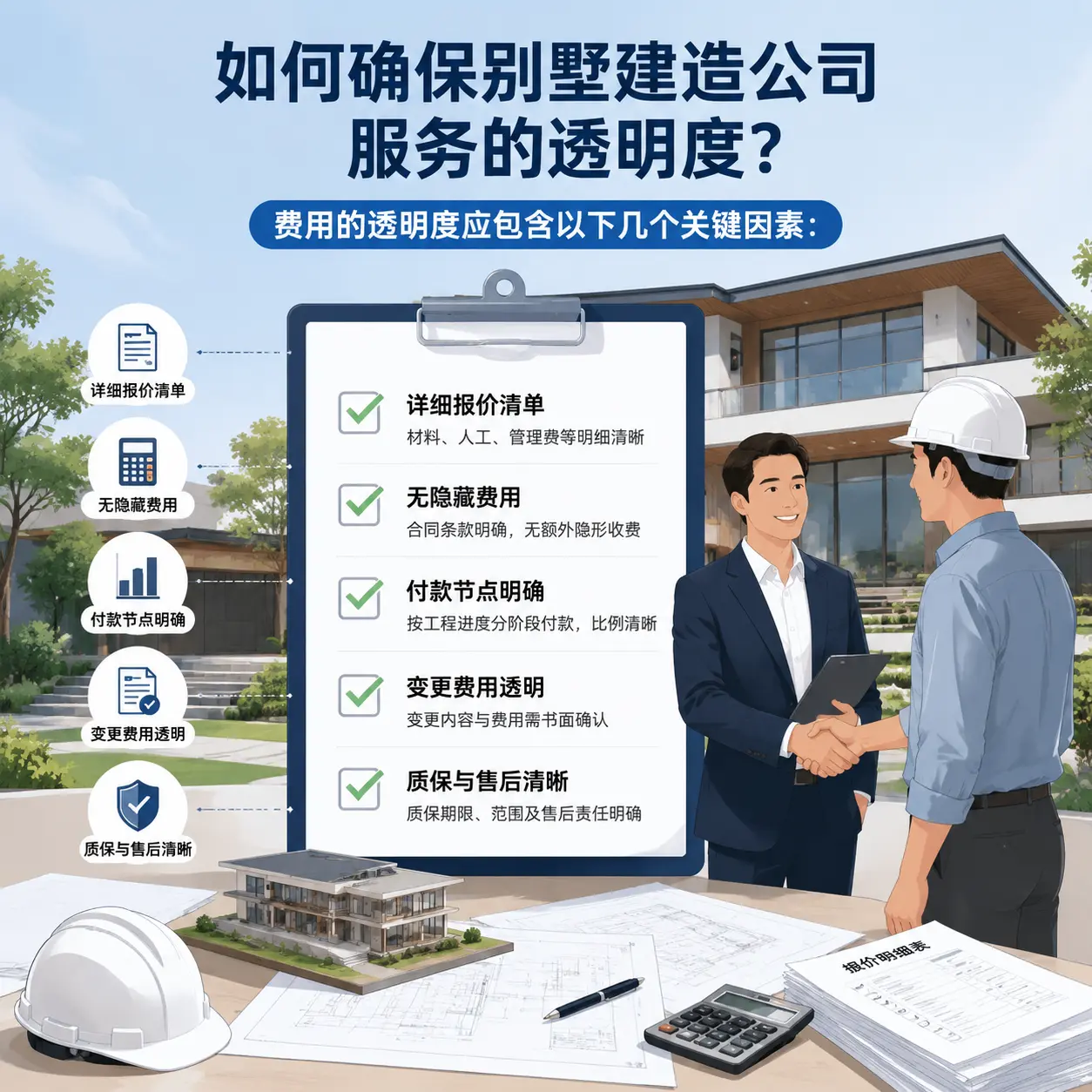 在 榕江 如何确保别墅建造公司服务的透明度？