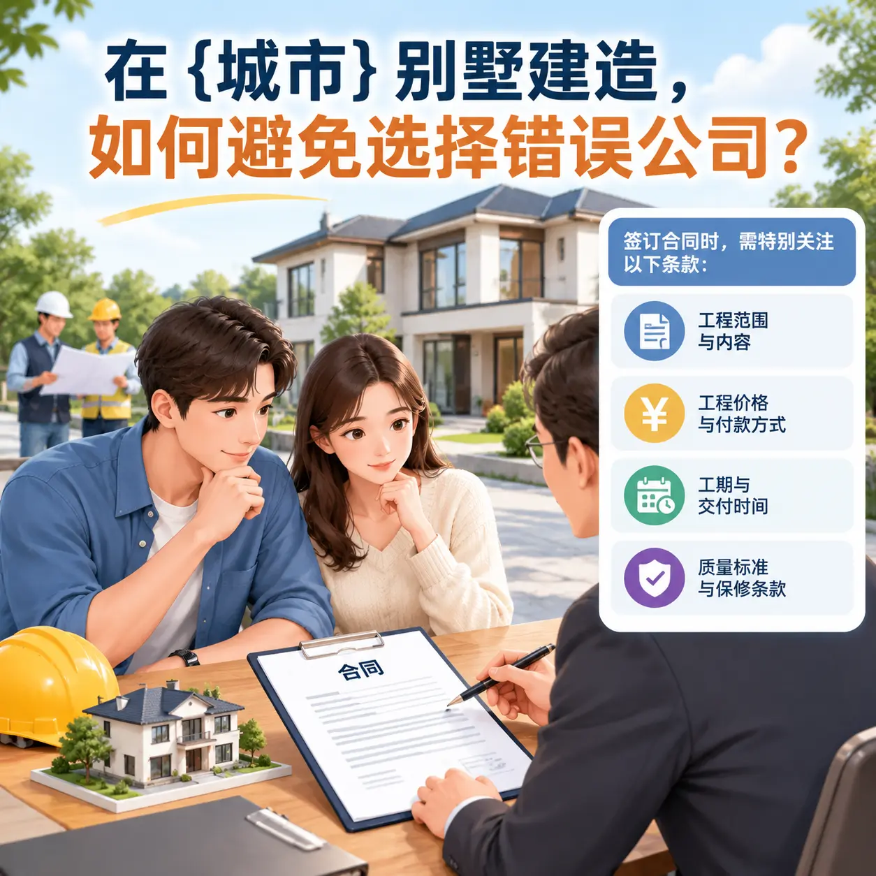 在 榕江 别墅建造，如何避免选择错误公司？
