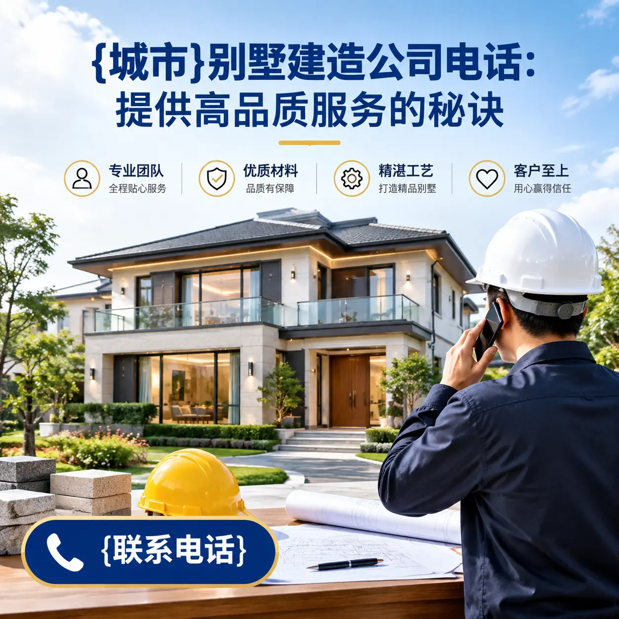 榕江别墅建造公司电话：提供高品质服务的秘诀