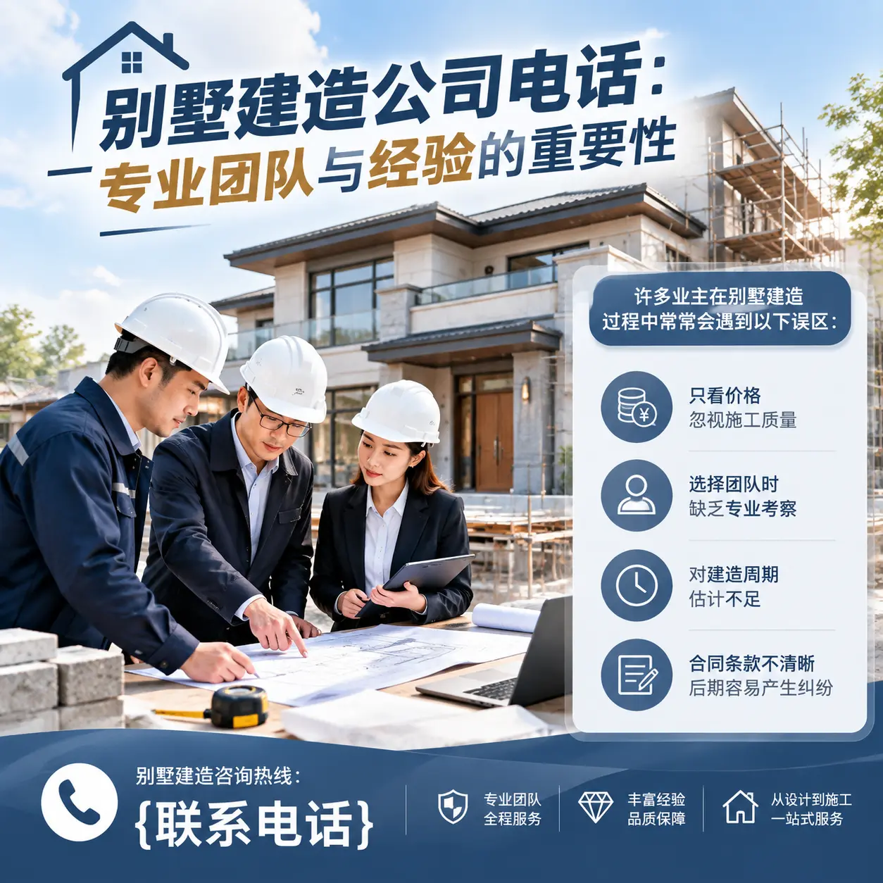 榕江别墅建造公司电话:专业团队与经验的重要性