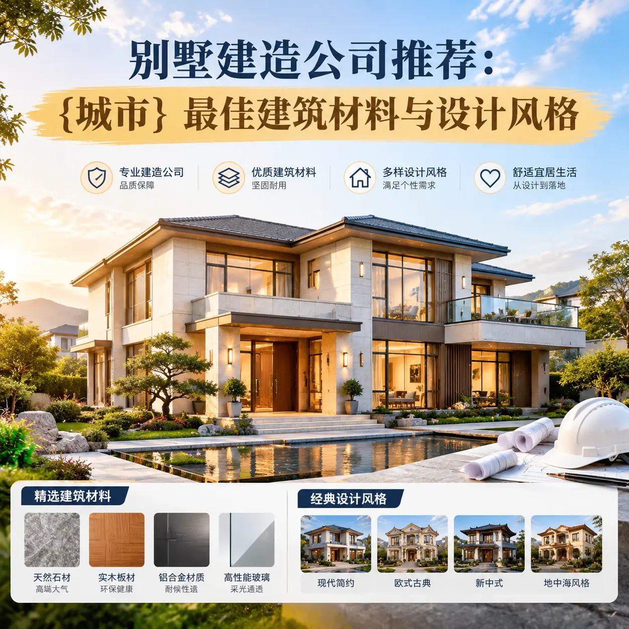 别墅建造公司推荐: 榕江 最佳建筑材料与设计风格