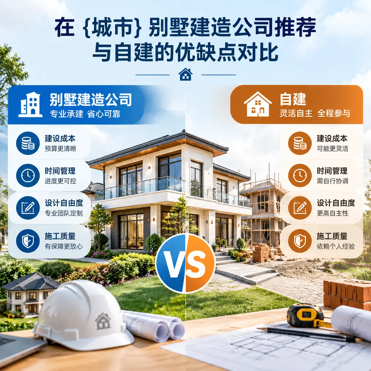 在 榕江 别墅建造公司推荐与自建的优缺点对比